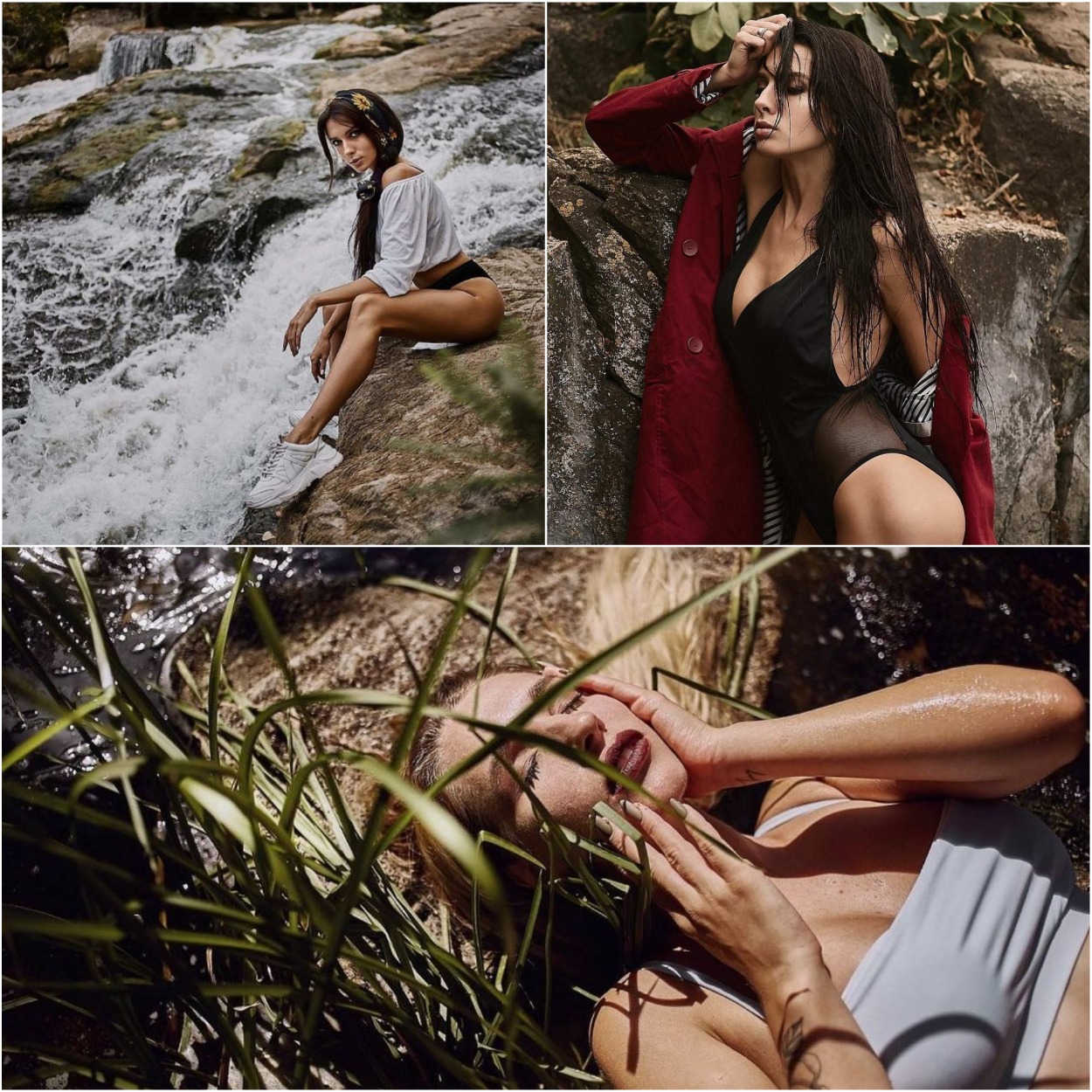 Фото у водопада "Белые камни"/ фото: inst, тег водопад белые камни