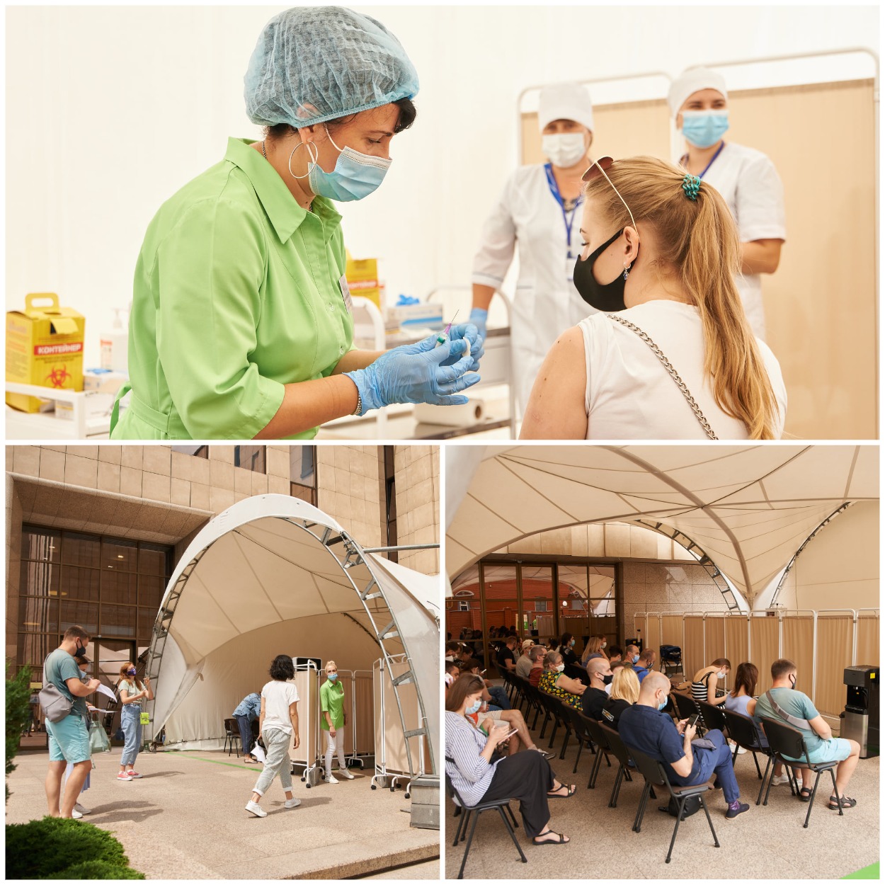 Вакцинация в "Меноре"/ фото: пресс-служба JMC