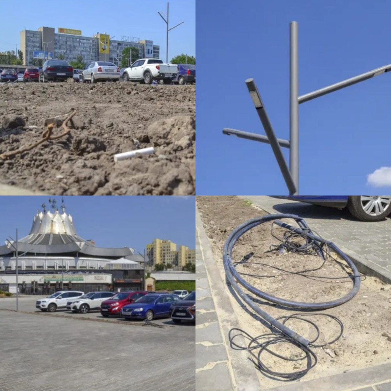 Эко-парковка возле цирка/ фото: D1