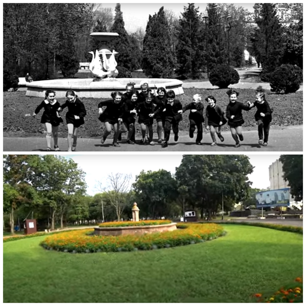 Исчезнувший фонтан с лебедями/ фото: youtube Vital Way