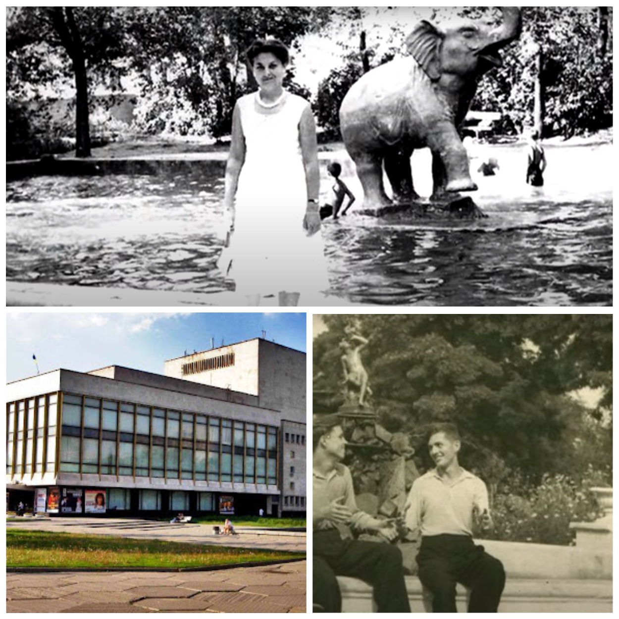 Исчезнувшие фонтаны, которые были на месте театра оперы и балета/ фото: youtube Vital Way