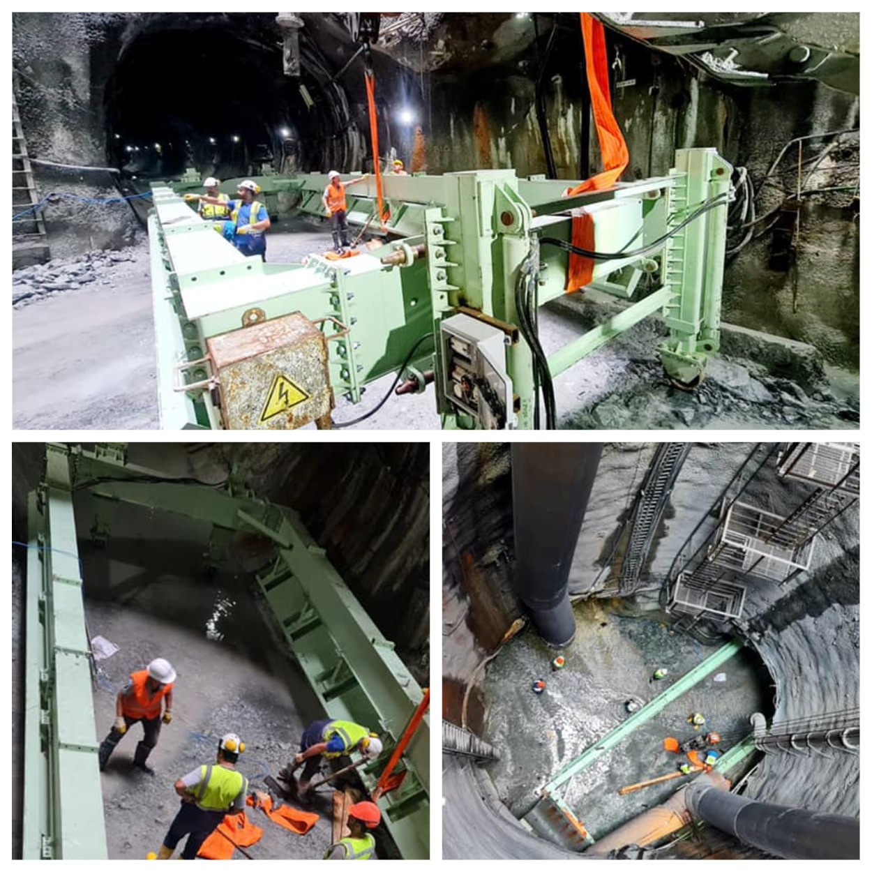 Опустили оборудование в подземелье/ фото: fb Mykhailo Lysenko