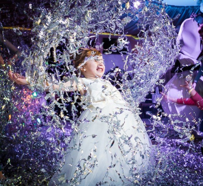 Серебряная дискотека во  Fly Kids в Днепре.