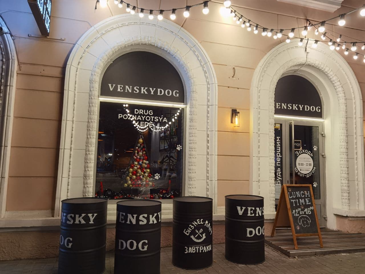 Так сейчас выглядит Venskydog недалеко от Екатеринославского бульвара/ фото: Светлана Юрченко