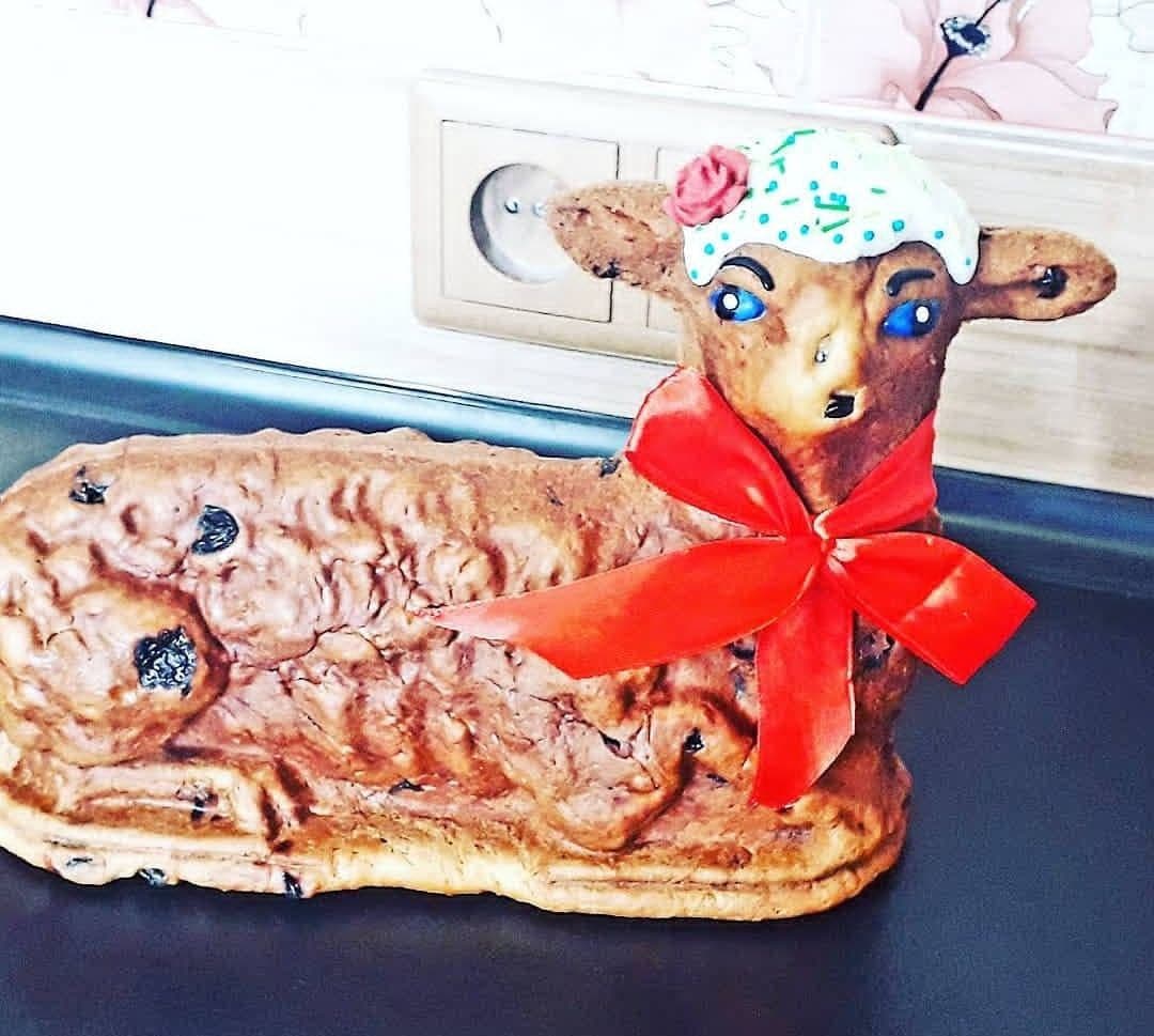 Кулич-баран/ фото: inst onasenko87