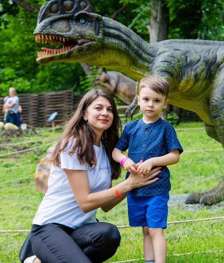 Парк динозавров "Динопарк" в Днепре/ фото: inst dinopark_dnipro