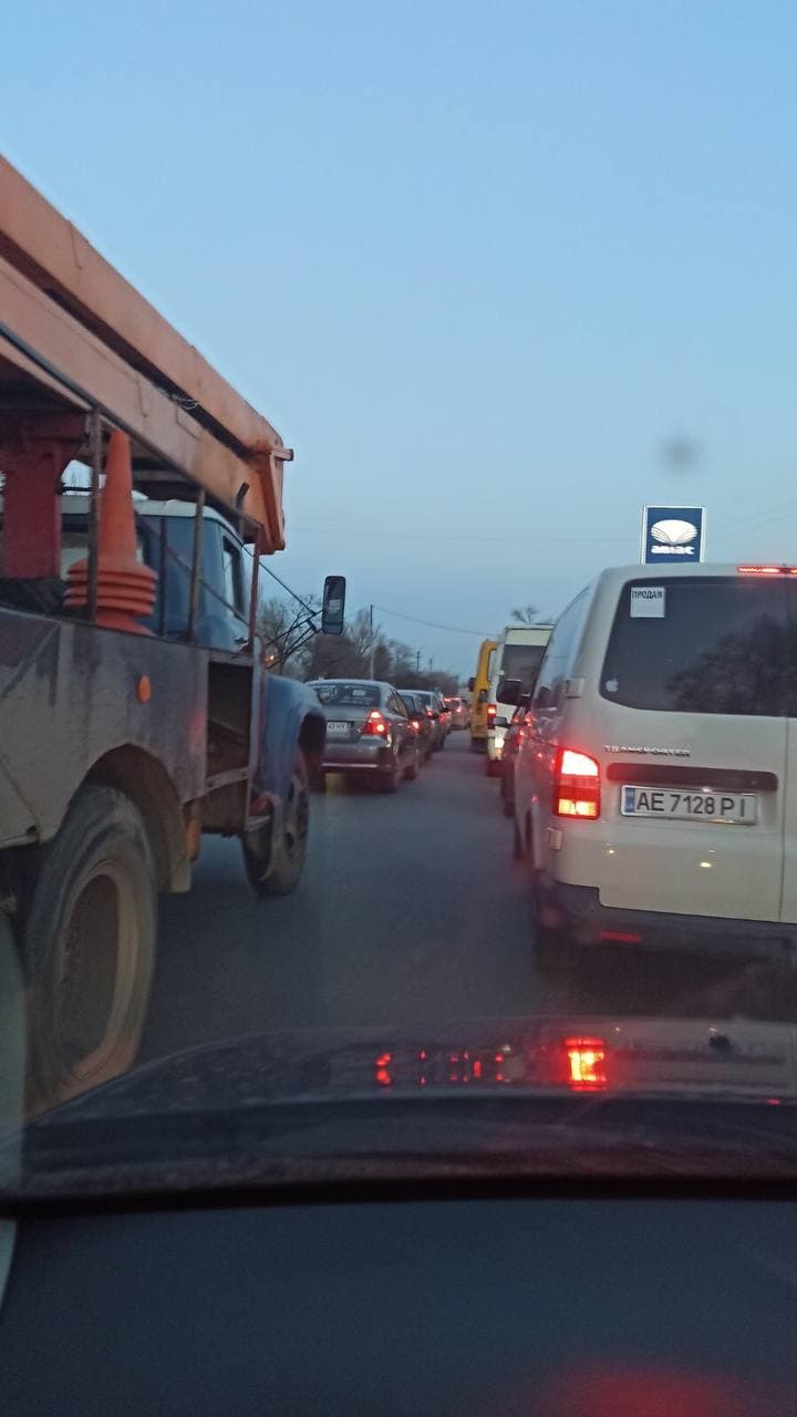 Пробка в сторону "Северного".