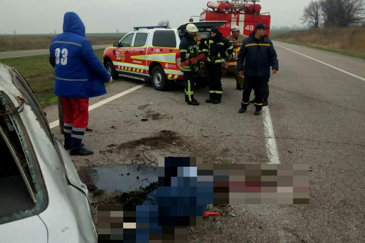 Водитель погиб/ фото: ГСЧС Днепропетровской области