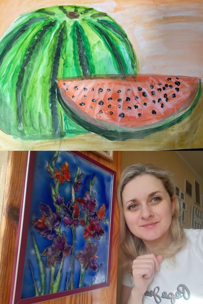 Еще одни картины Миланы/ фото: fb Александры Совы-Тимощенковой