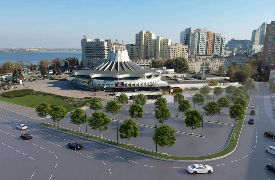 Визуализация эко-парковки/ фото: fb ALEF Corporation