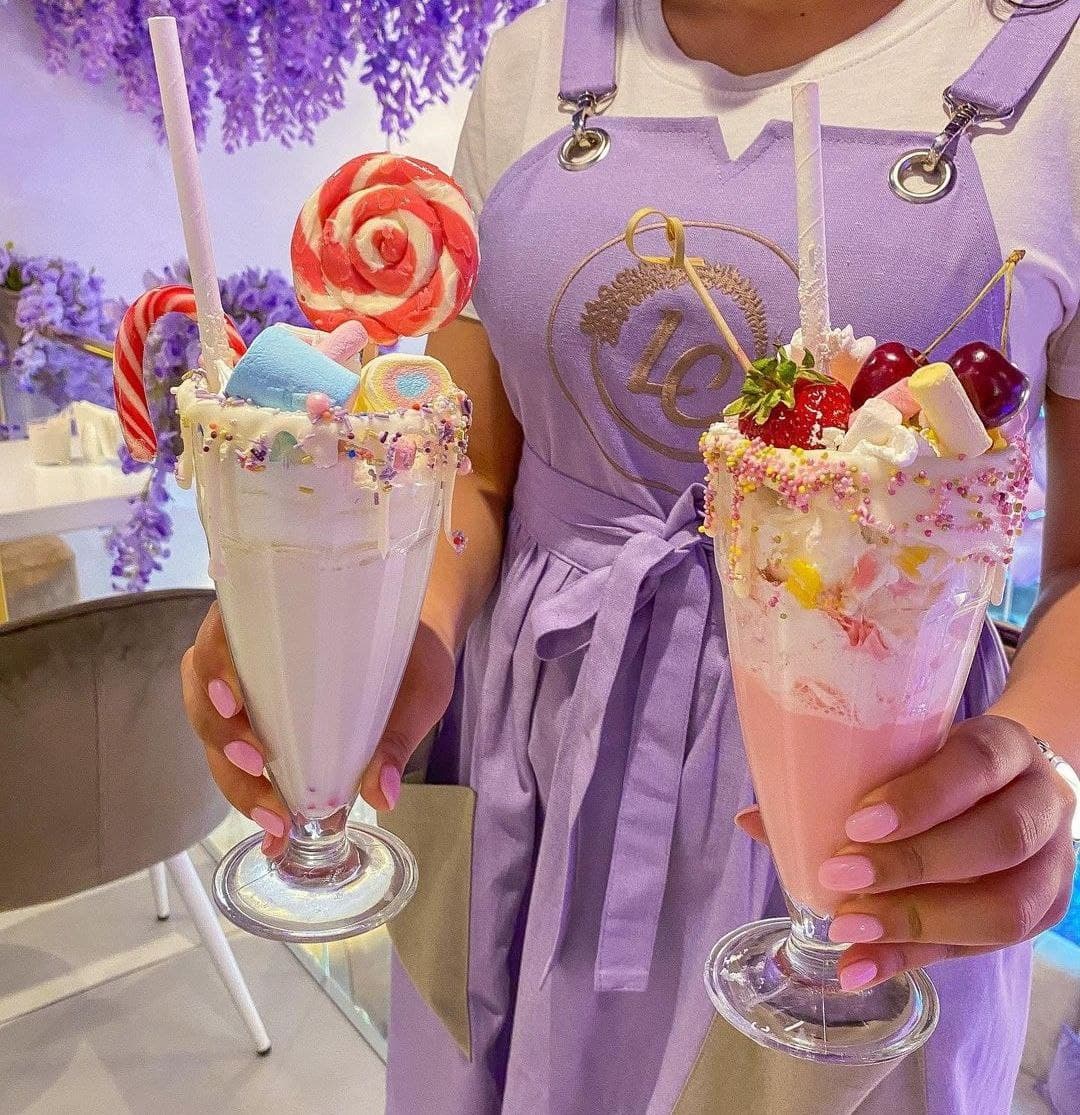 Шейки в Lila Cake/ фото: inst lilacake.cafe