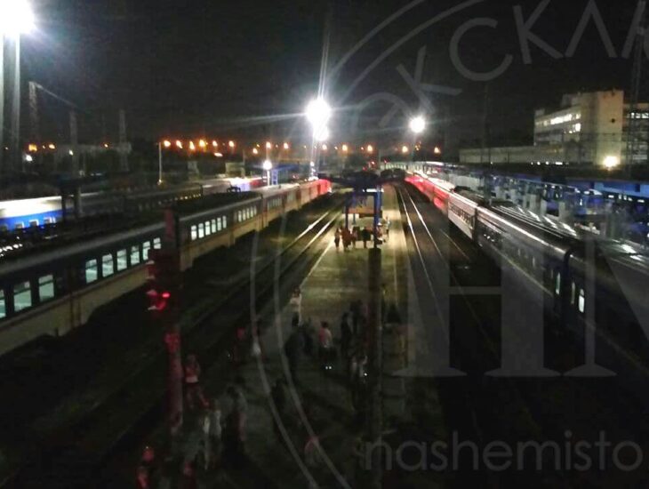 Ложное минирование вокзала в Днепре/ фото: НМ