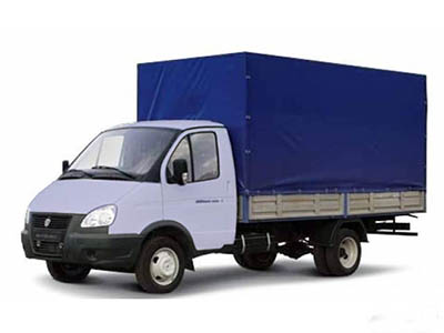 Грузовик "Газель" с кузовом 3 - 3,5 метра (длина), 1,9 метров (ширина), 2 метра (высота) и грузоподъемностью 1,5 тонны. Фото: agromaster.net.ua