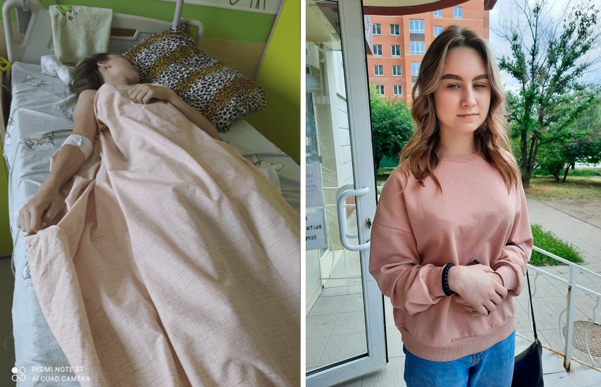 Дарья Ковалева сейчас и до падения/ фото: fb Ольги Левченко