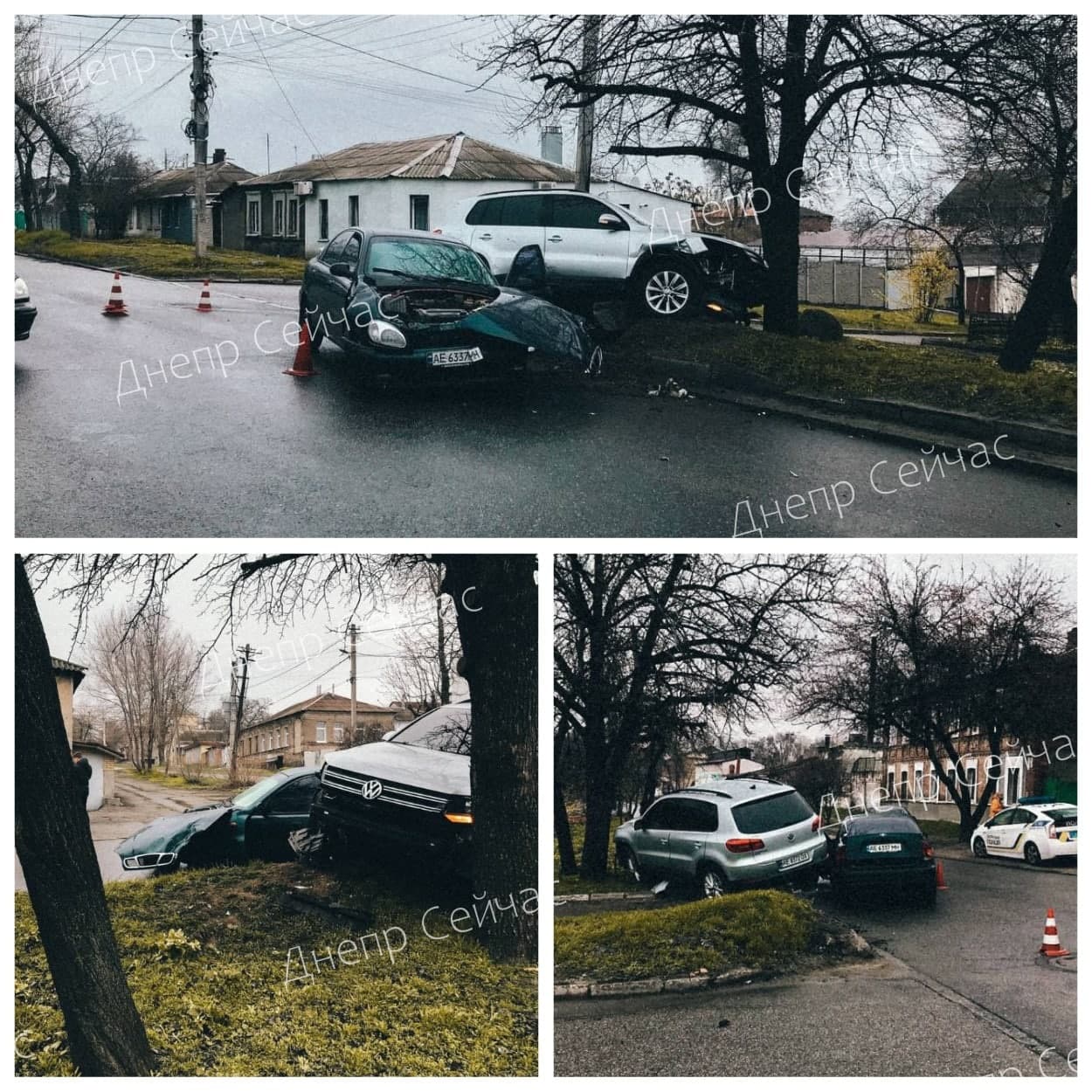 ДТП на Выборгской/ фото: tg Днепр Сейчас