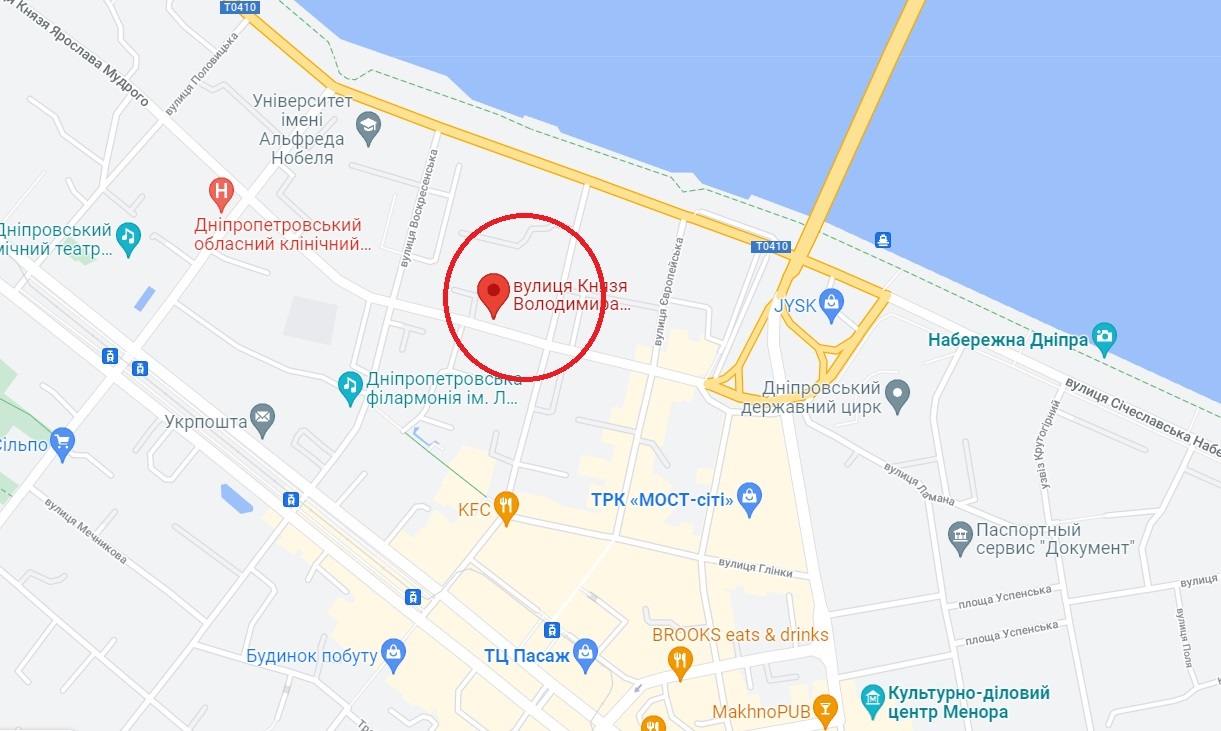 Место, где появится новый ЖК в Днепре.