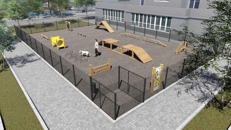 Примерно так будет выглядеть площадка для собак/ фото: fb Евгения Кривошеева