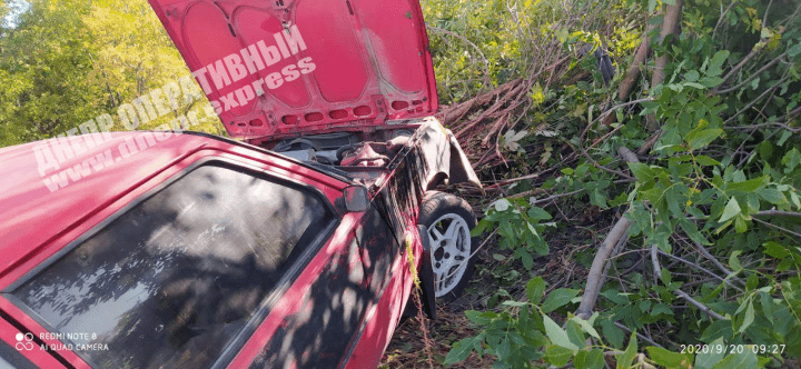 Машина пострадавшей/ фото: Днепр Оперативный