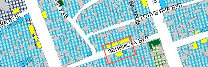 Расположение улицы Извилистой/ фото: Архicтраж Днiпро