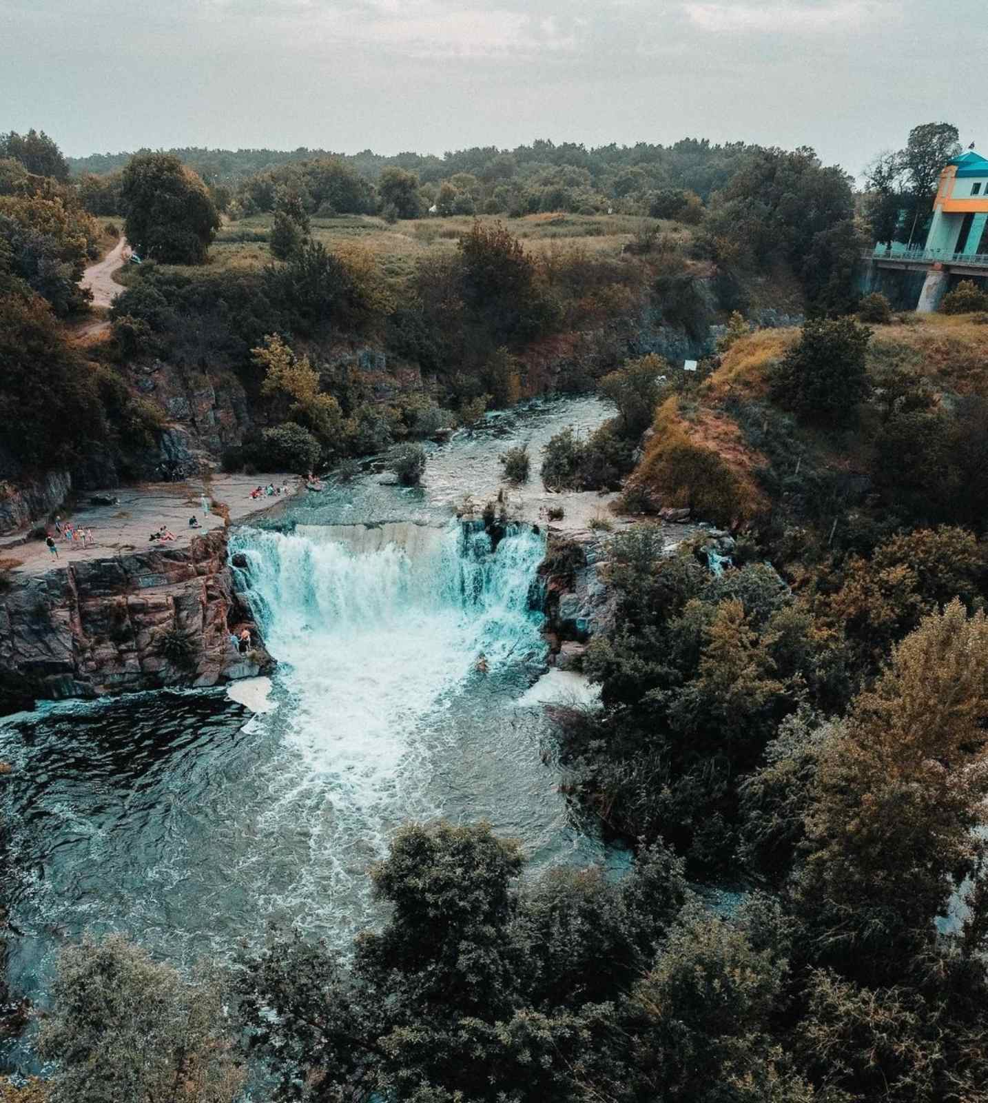 Водопад белый архыз фото