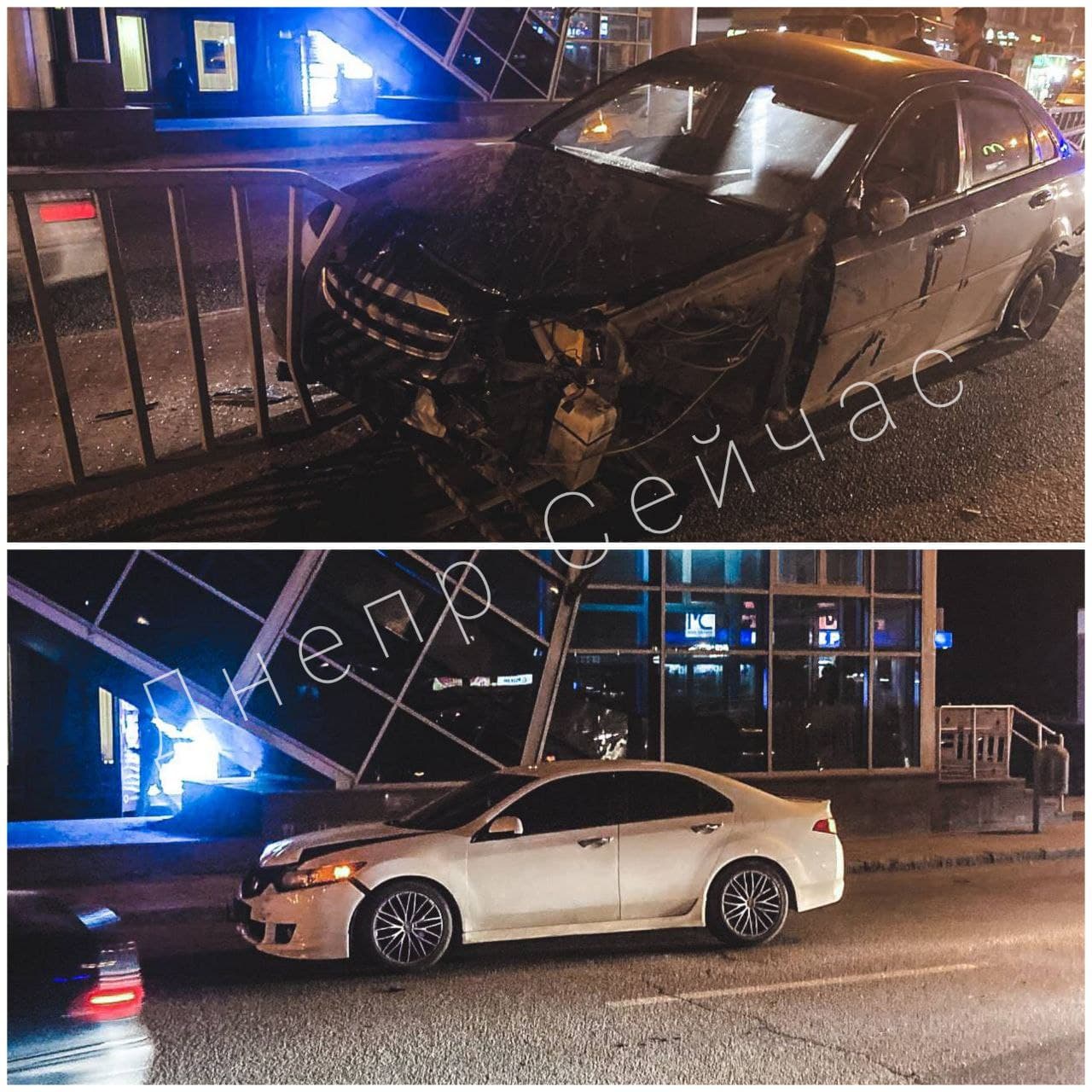 ДТП на Слобожанском/ фото: tg Днепр Сейчас