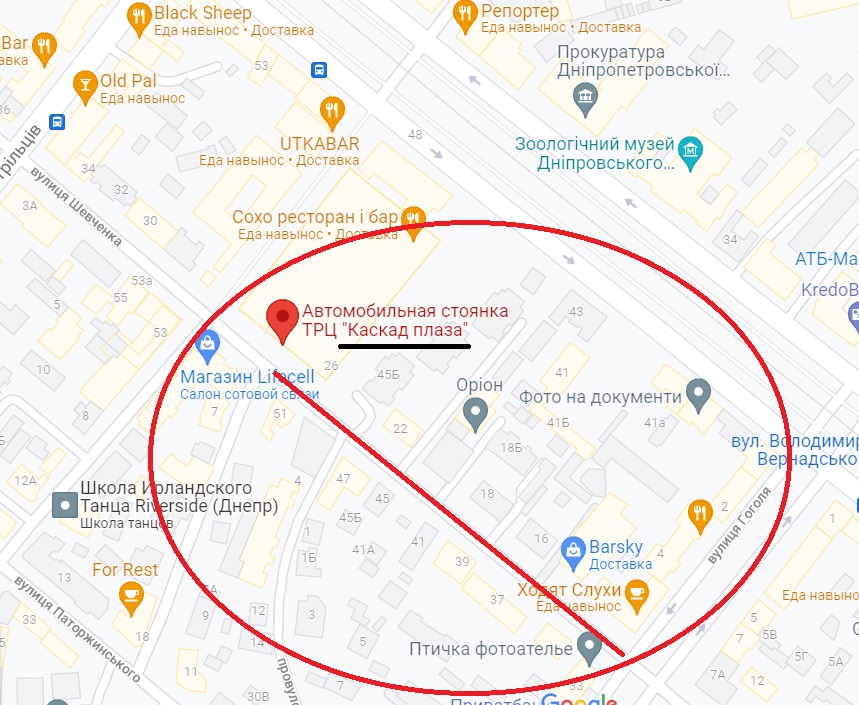 Месторасположение дороги/ фото: googlemaps.com
