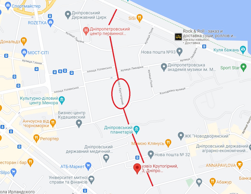 Месторасположение дороги/ фото: googlemaps.com
