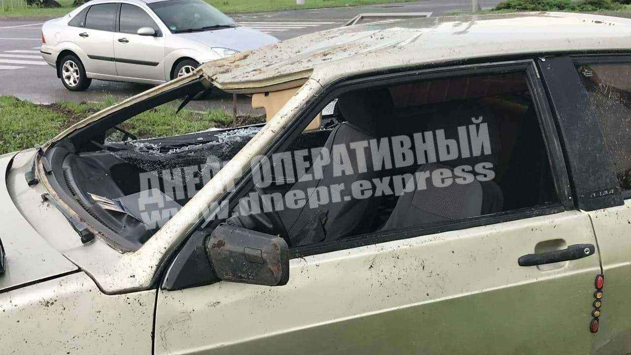 ВАЗ после ДТП/ фото: Днепр Оперативный