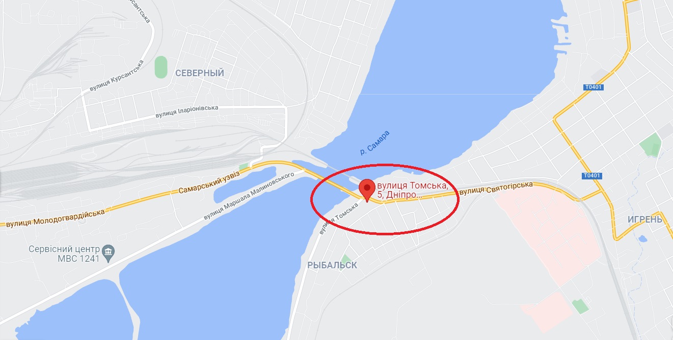 Месторасположение дороги/ фото: googlemaps.com