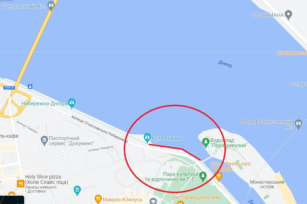 Месторасположение дороги/ фото: googlemaps.com