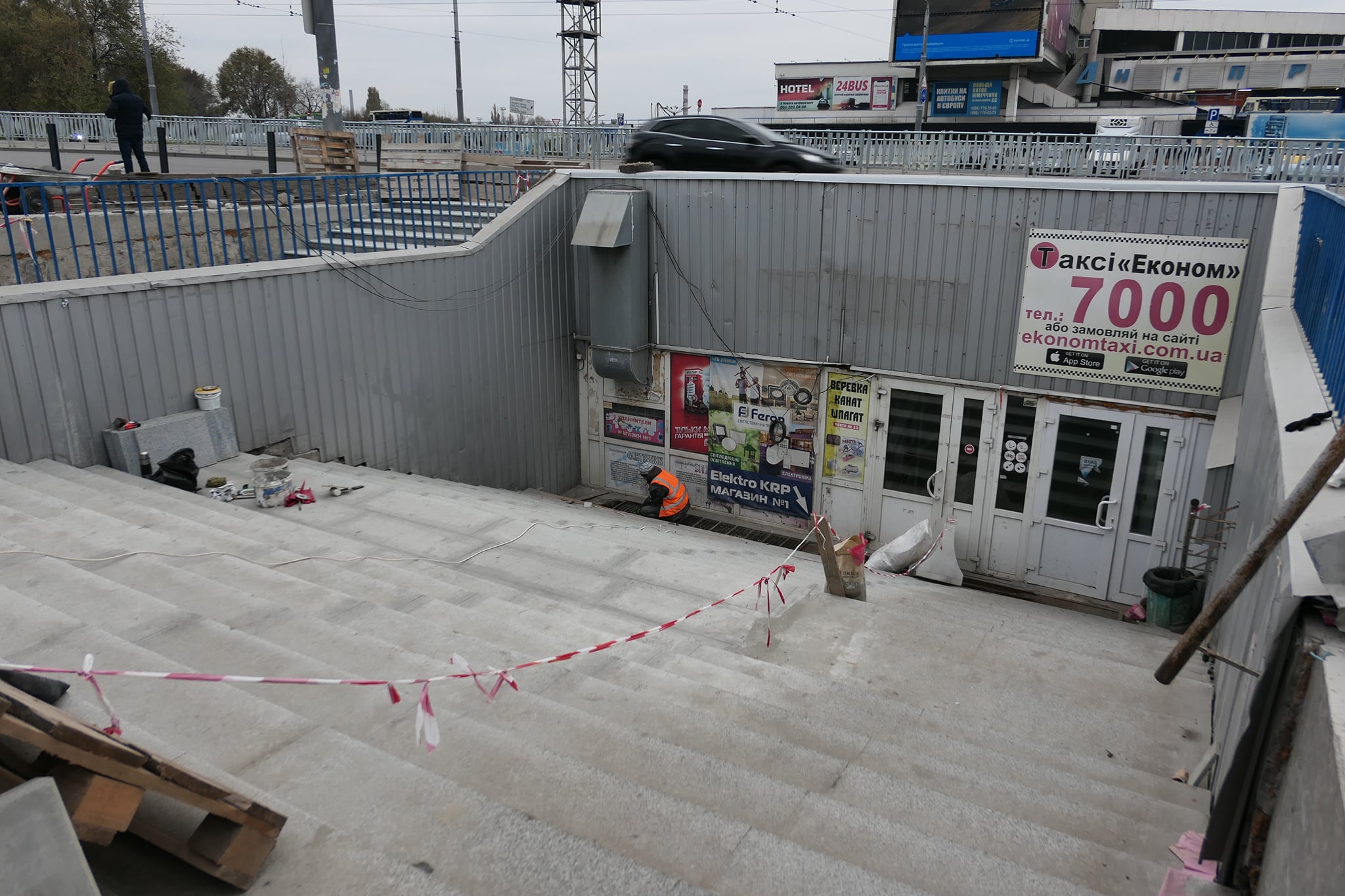 Лестница в "подземку"  так выглядит сейчас/ фото: fb Александр Шишатский