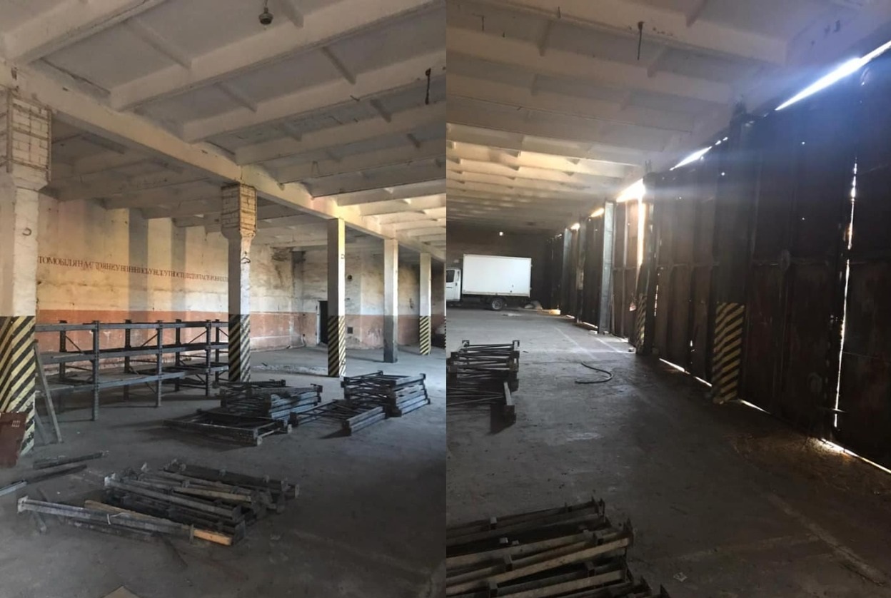 Фото зданий на военной базе/ фото: fb Натальи Эшонкуловой 