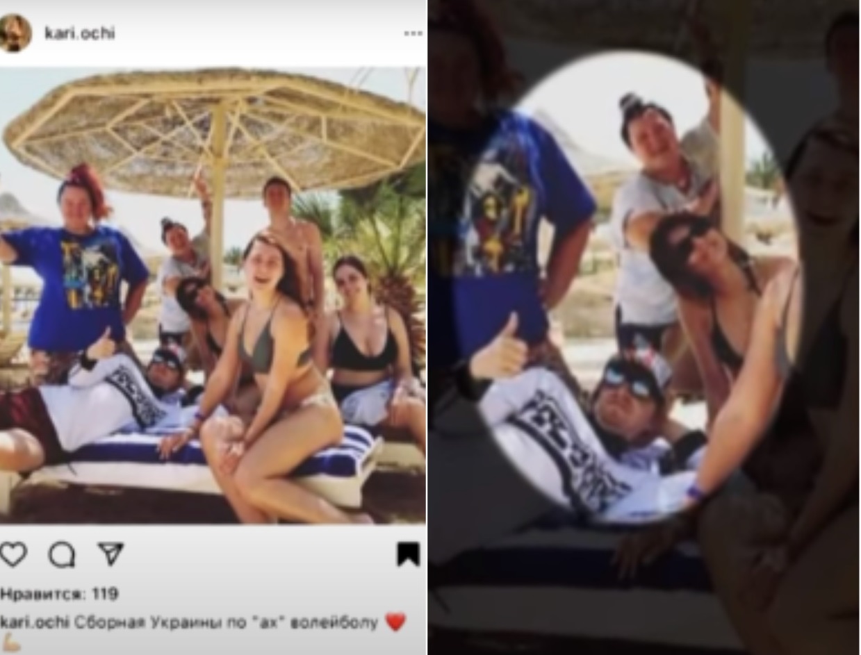 Алена рядом с Денисом в Египте/ фото: Новини.LIVE