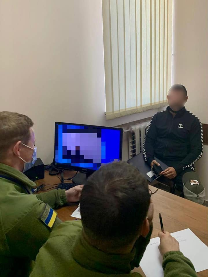 Разговор с Сергеем Пынзарем/ фото: fb Государственной пограничной службы Украины