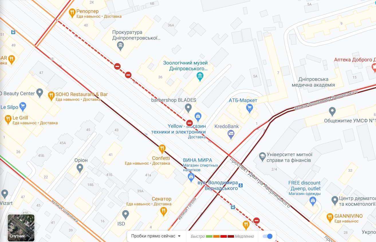 Ситуация на дороге в месте происшествия/ фото: googlemaps.com