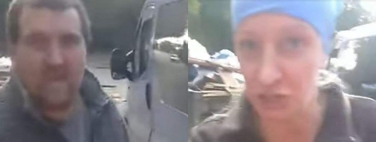 В Днепре частные сборщики мусора напали на мужчину/ фото: fb Веры Танской