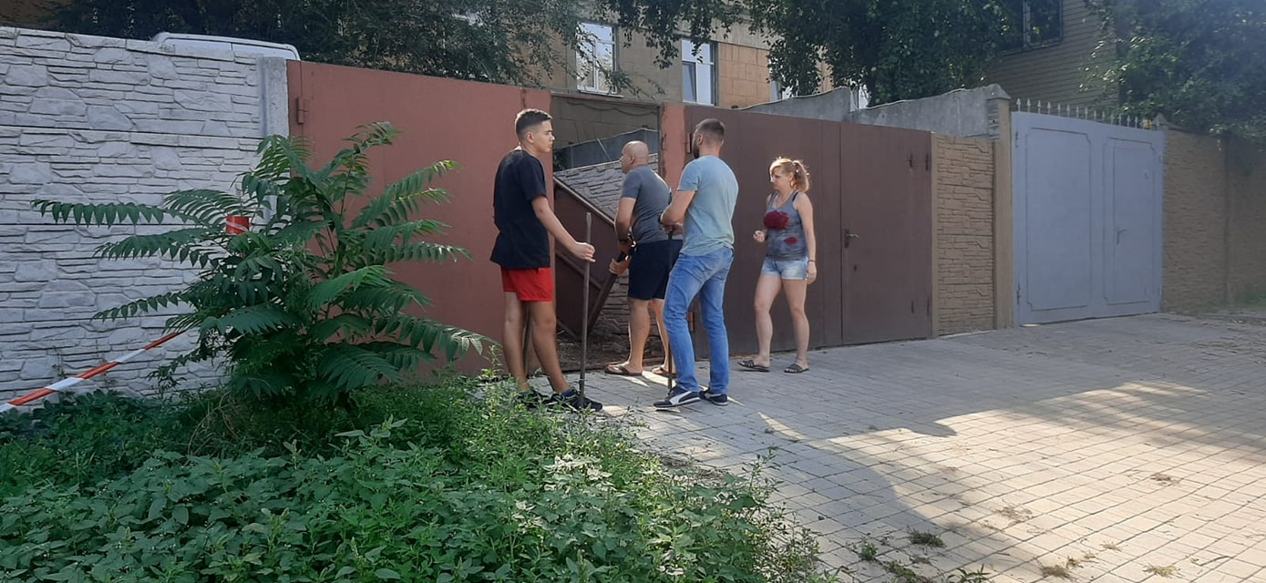 Царь-заборы на Шмидта/ фото: fb Руслана Мороза 