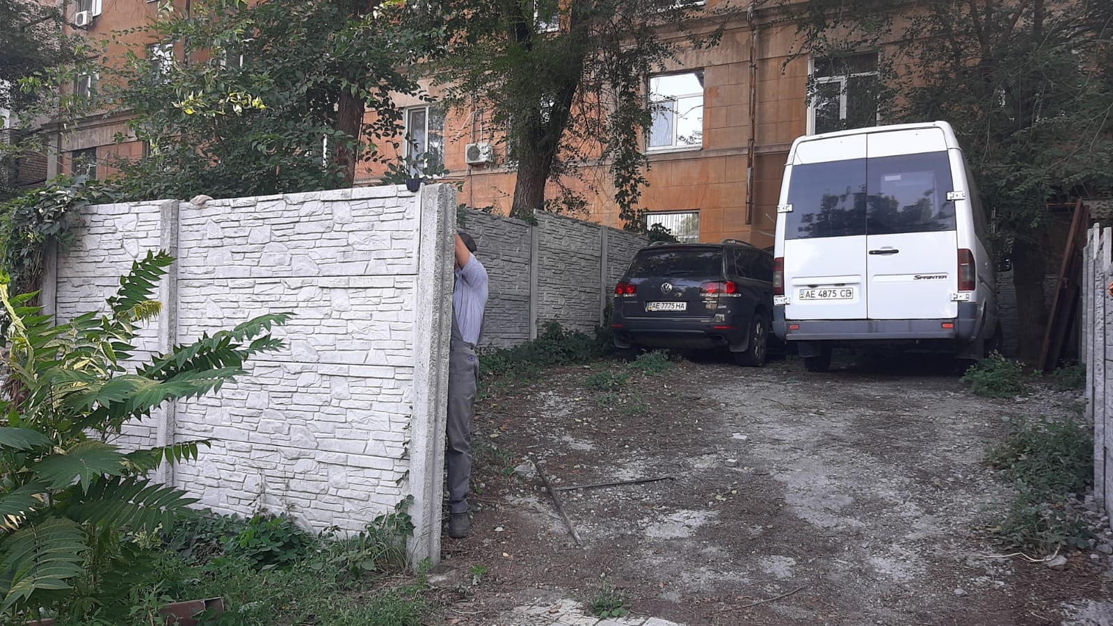 Царь-заборы на Шмидта/ фото: fb Руслана Мороза 