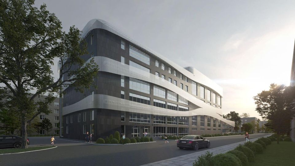 Визуализация спортивной школы на Хмельницкого/ фото: гуманитарный департамент Днепровского горсовета