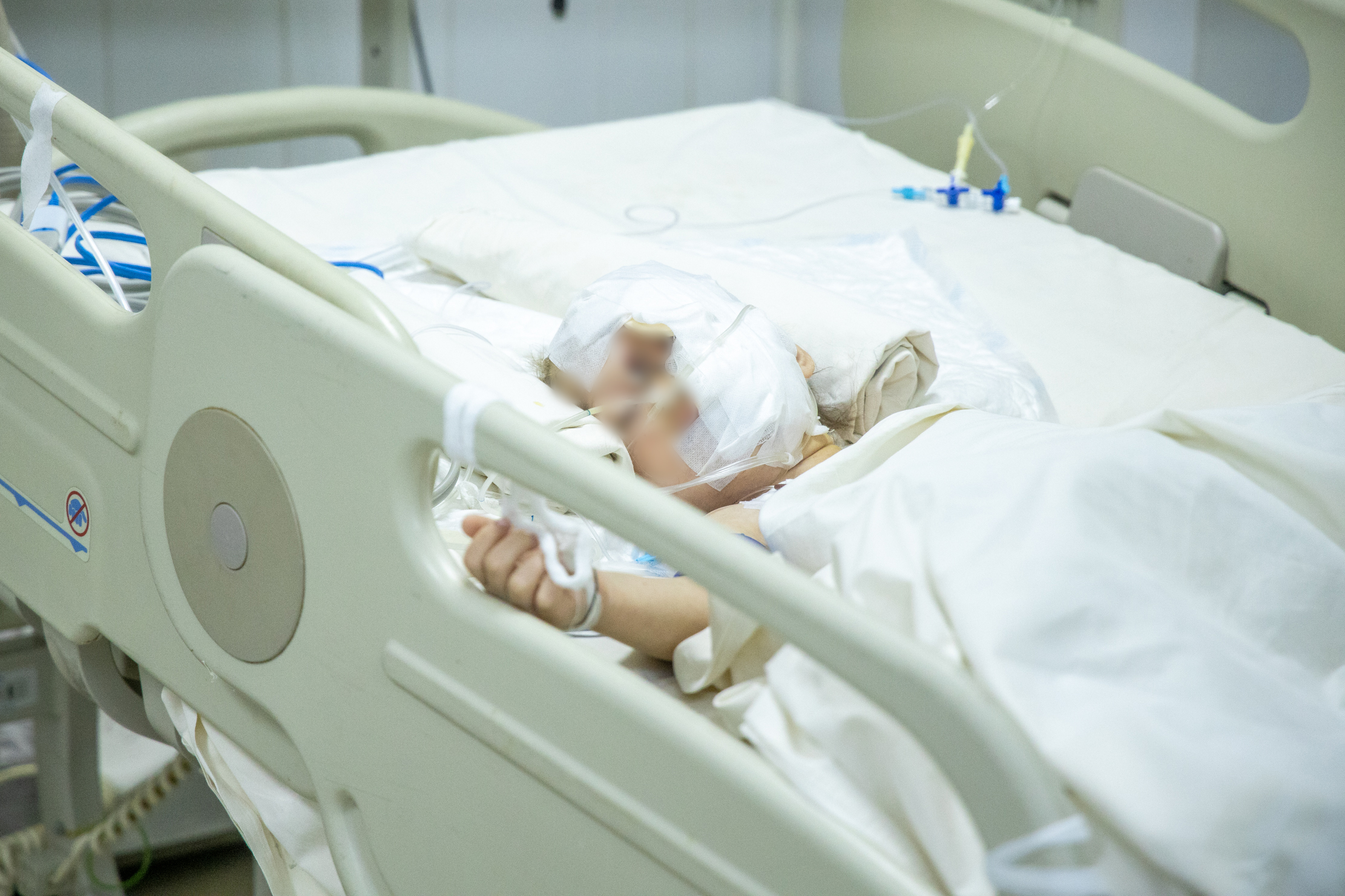 Пострадавший в Краматорске ребенок.