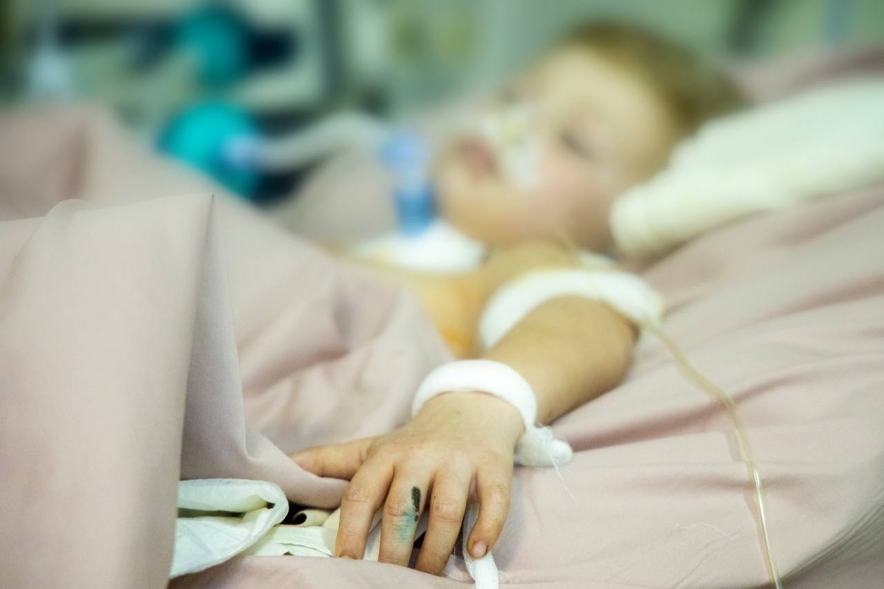 Пострадавший в Краматорске ребенок.