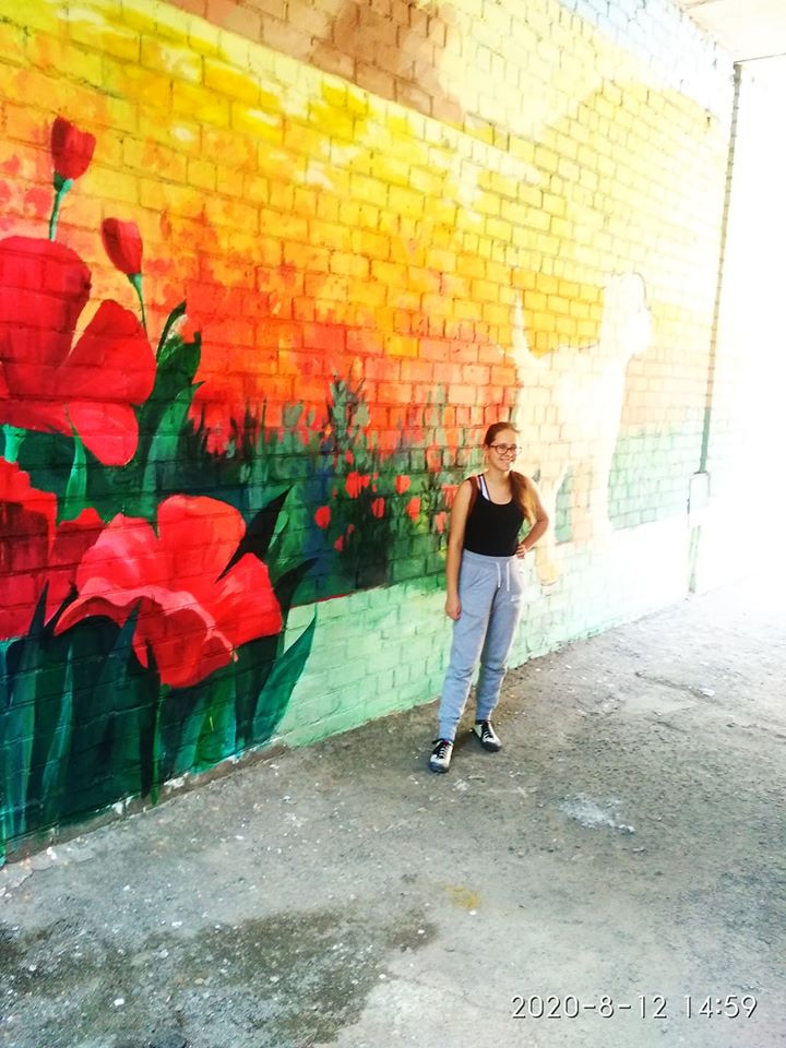 Местным жителям очень нравится новый мурал / фото: fb Владимир Бондаренко