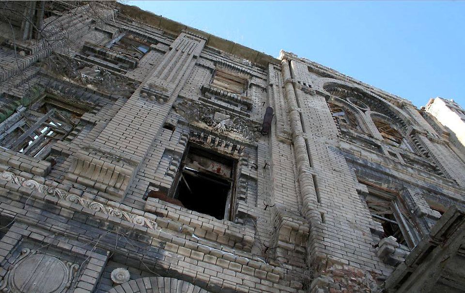 Руины доходного дома Когана / фото: fb Екатеринославъ - Днепропетровск