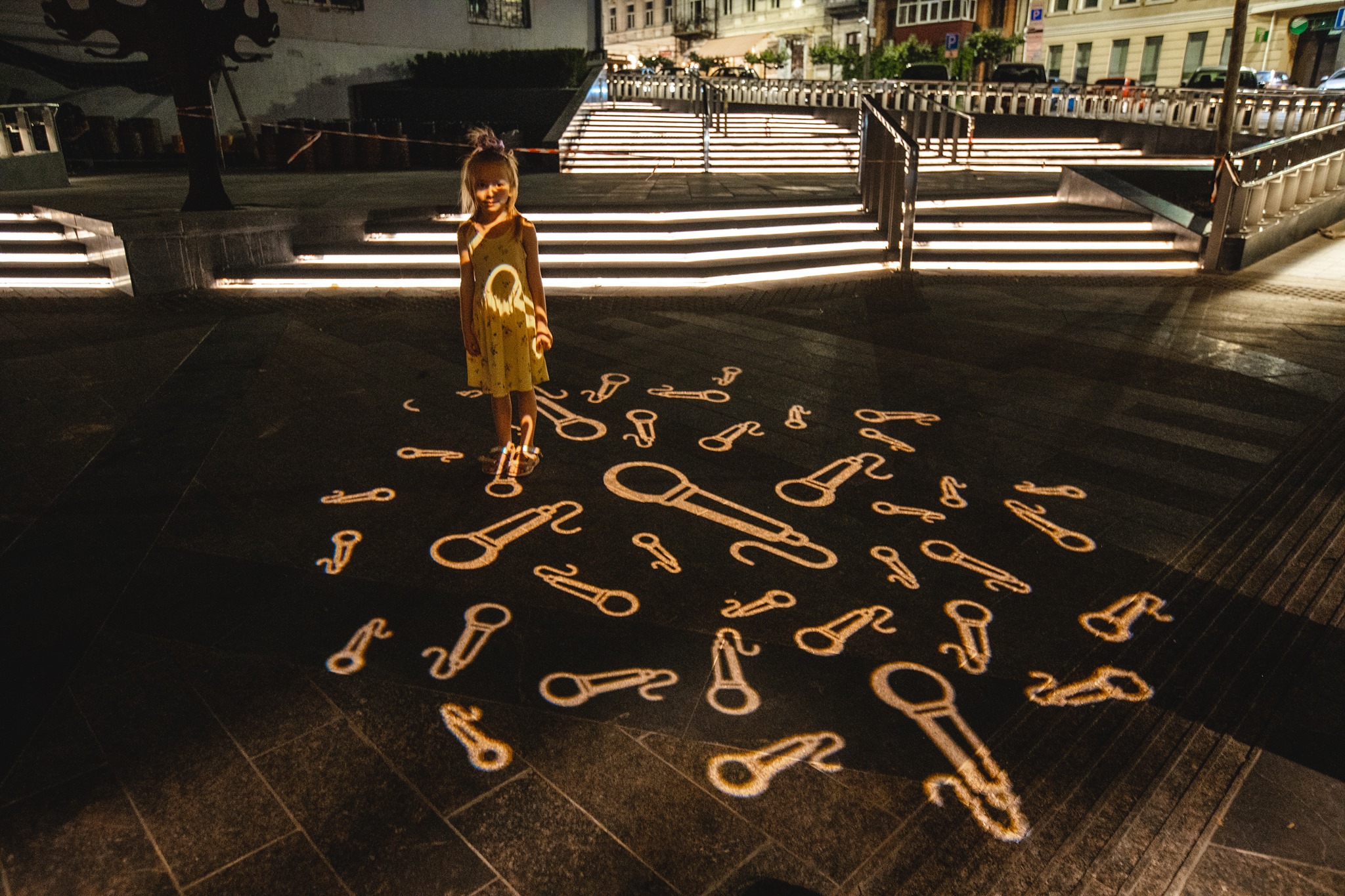 Световые тату / фото: fb Николай Каблука