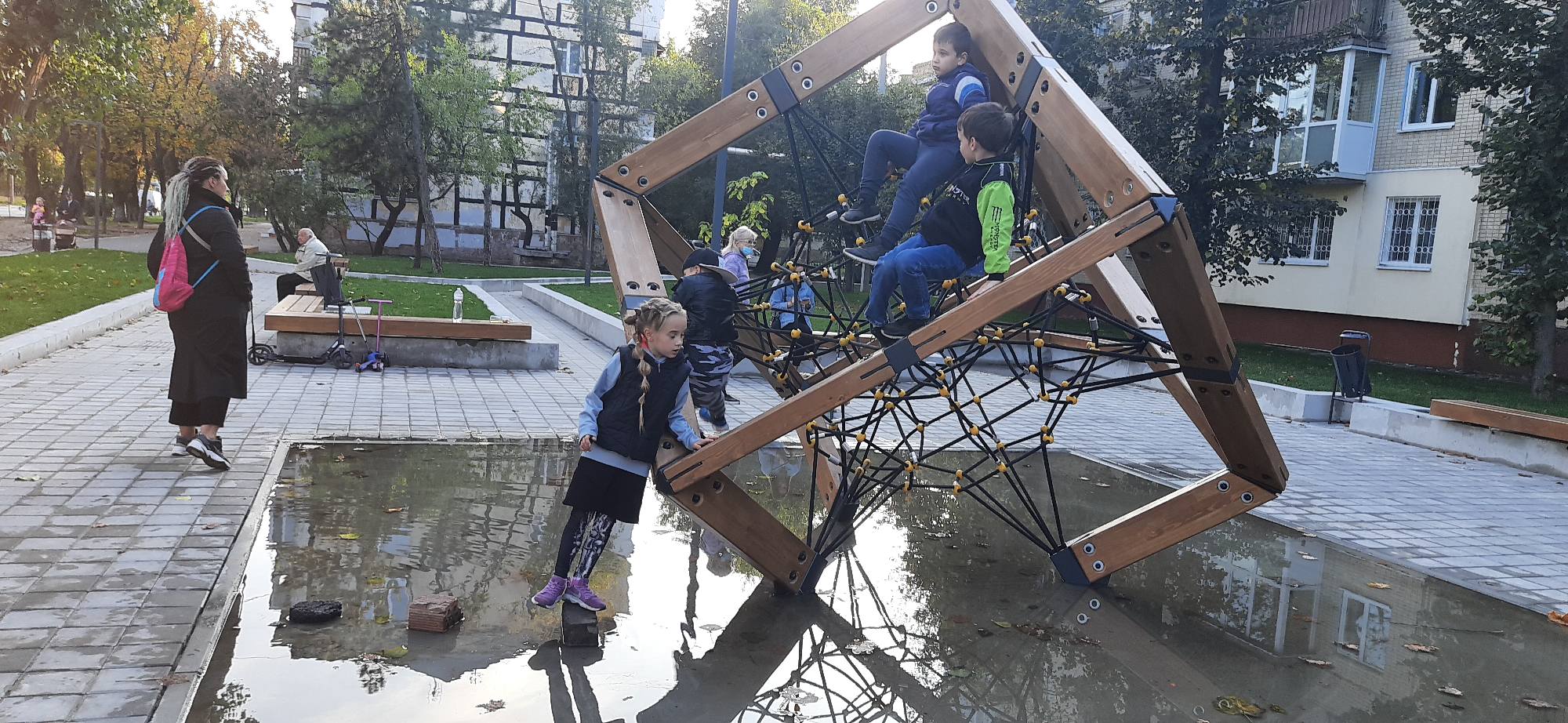 Площадка в новом сквере / фото: fb Анна-Мария Юрченко