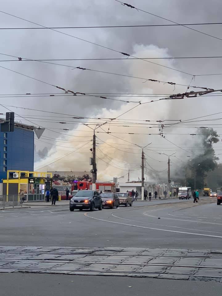 Пожар на 12-м квартале / фото: fb Влад Зозуля
