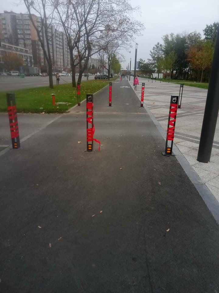 Теперь велосипедистам будет проще их замечать / фото: fb Елизавета Светлова