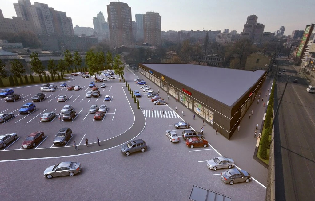 Парковка должна быть огромной / фото: fb Никита Реутов