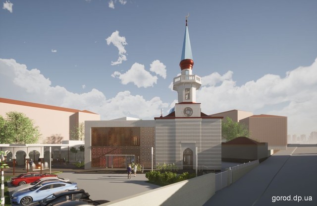 Так будет выглядеть новая мечеть - фото: gorod.dp.ua
