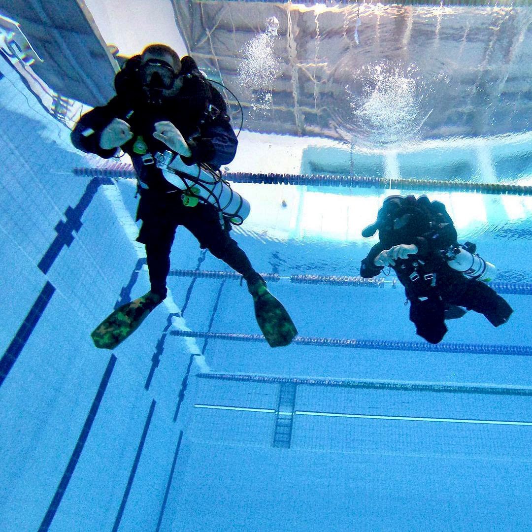 Борис Филатов в бассейне / фото: borysfilatov